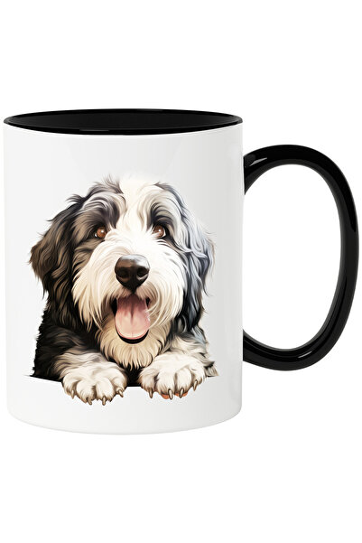 StoryGift Romania Cana cu un caine blanos care sta cu limba scoasa | ilustrat...