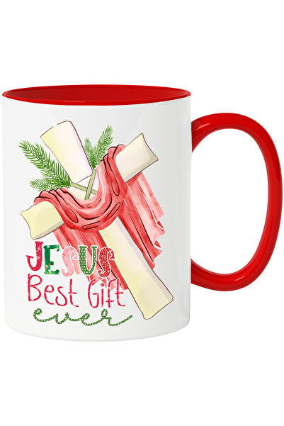 StoryGift Romania Cana cu Crucea lui Iisus cu mesajul "Jesus Best Gift", Crac...