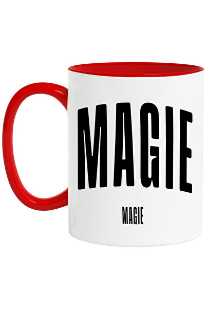 StoryGift Romania Cana Cuvantul Magie, Motivational, Self Help, Intelegere de Sine, Apreciere, Spe, Cu Maner Rosu