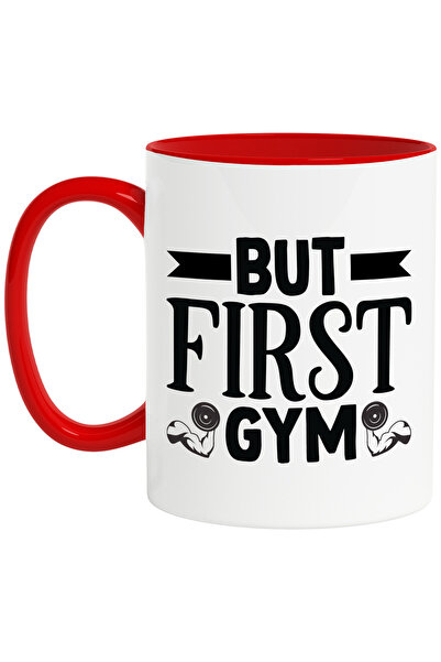 StoryGift Romania Cana pentru cei care pun fitness-ul pe primul loc cu Maner Rosu, Cu Maner Rosu