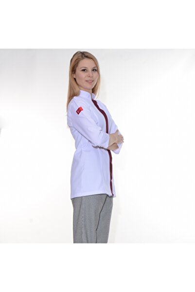 FORMTEKS Aşçı Ceketi Beyaz