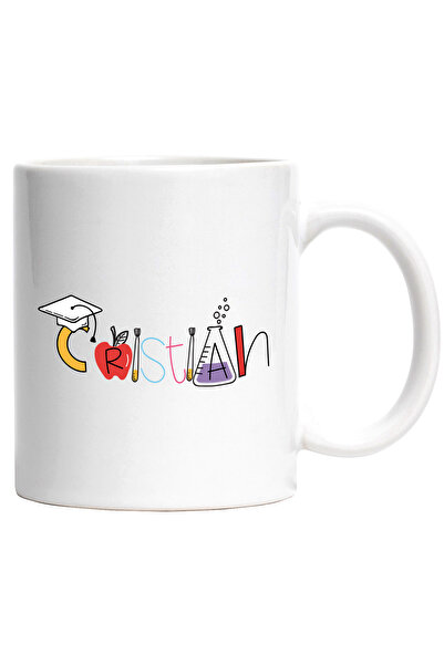StoryGift Romania Cana Cu Numele Cristian, si Mesaj Amuzant, Curios, Sociabil...
