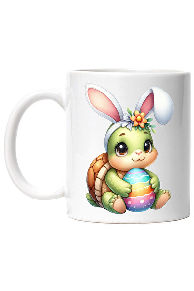 StoryGift Romania Cana cu o micuta broasca testoasa, ilustratie, urechi de ie...