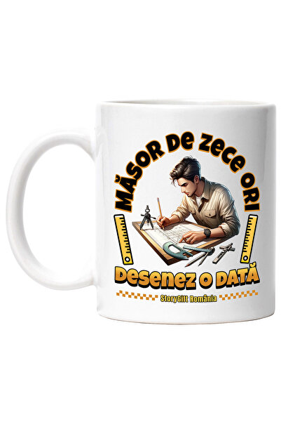 StoryGift Romania Cana Barbat Arhitect Schite Desen Text Masor De 10 Ori, 330...