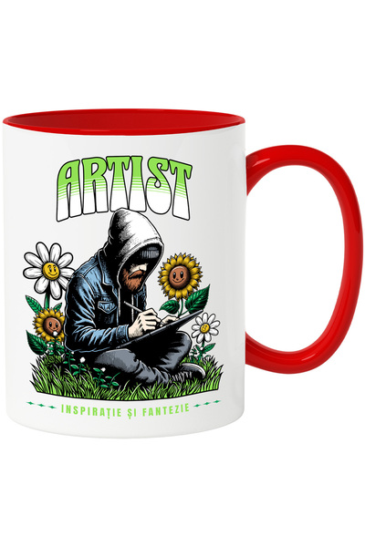StoryGift Romania Cana Om creand arta Artist. inspiratie si fantezie, 330ml, ...