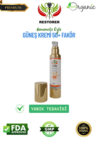 Restorer - Güneş Koruyucu Krem (50 ) 50 ml