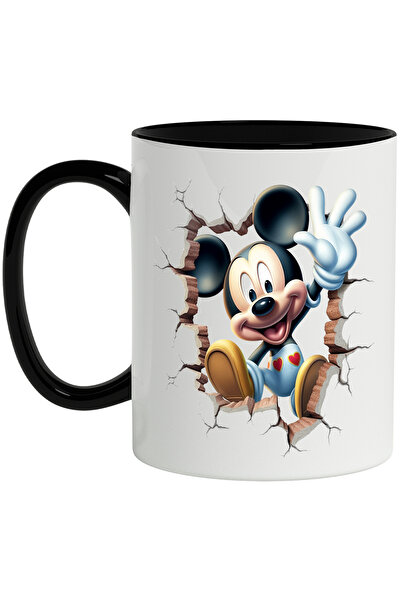 StoryGift Romania Cana Cu Mickey Mouse, Zid, Inimi, Desene, Disney, Manusi, M...