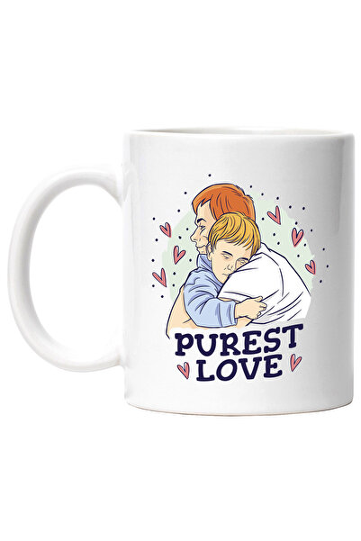 StoryGift Romania Cana Cu Mesaj In Engleza Purest Love, Parinte, Copil, Tata,...
