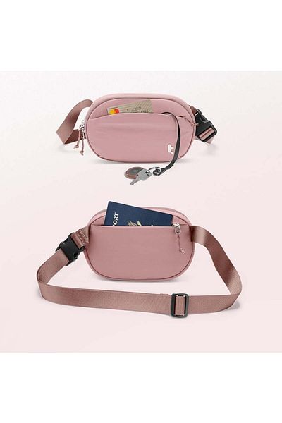 Tomtoc Sports Bag With Zipper, Adjustable, Unisex, , T32 - Pink