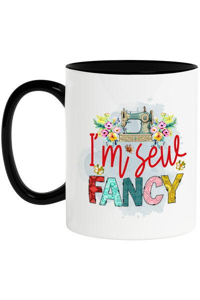 StoryGift Romania Cana cu mesajul "I'm sew fancy", profesie, ilustratie, munc...