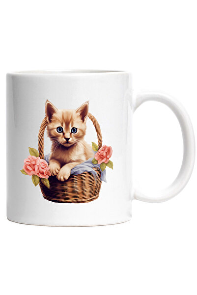 StoryGift Romania Cana cu o pisicuta care sta intr-un cosulet | ilustratie | ...