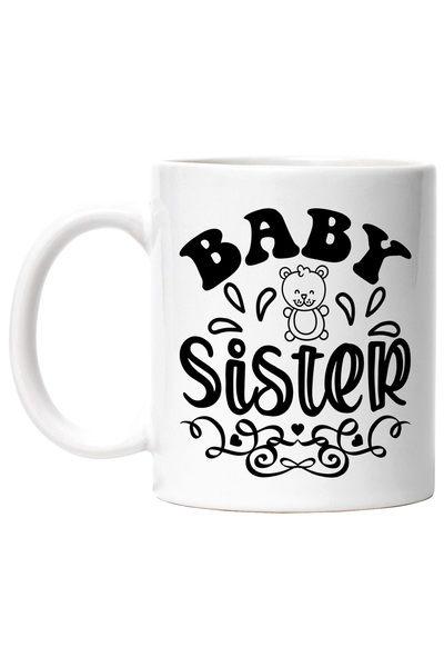 StoryGift Romania Cana pentru surioara iubita cu mesajul in engleza "Baby sis...