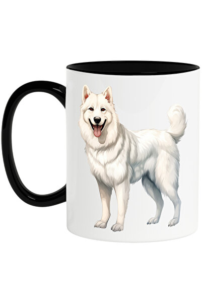 StoryGift Romania Cana cu un caine alb bucuros | ilustratie | jucaus | ascult...