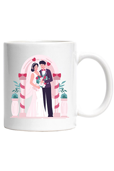 StoryGift Romania Cana Cu Nunta, Cuplu, Mire, Mireasa, Flori, Iubire, Multico...