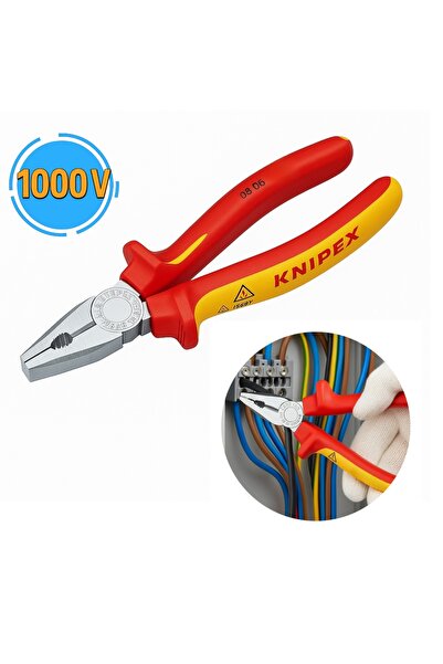 Knipex 03 06 180 Elektrikçi Kombine Pense 180 mm 1000 Volt