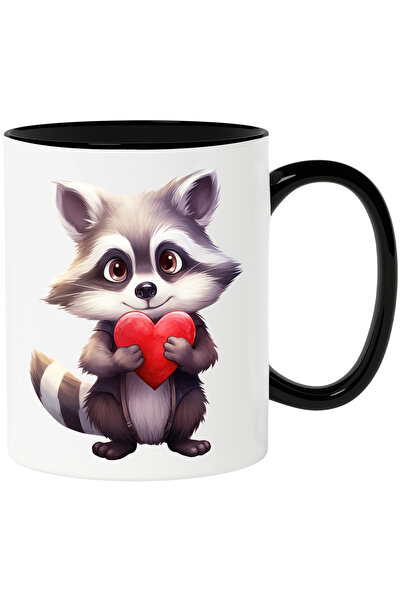 StoryGift Romania Cana cu un raton care tine in brate o inima | ilustratie | ...