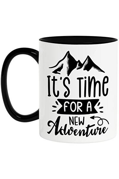 StoryGift Romania Cana cu munti si textul "It's time for a new adventure" - e...