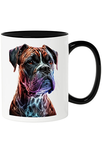 StoryGift Romania Cana cu Portret Caine Robot, Firios, Cu Luminite, Sci-fi, F...