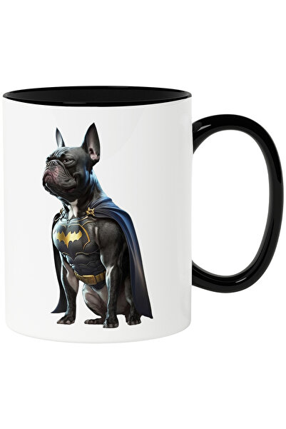 StoryGift Romania Cana cu Portret Caine Supererou, Caine in Custom de Batman,...