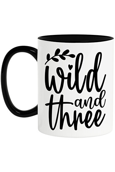StoryGift Romania Cana cu mesajul in engleza "Wild and three" - salbatici si ...