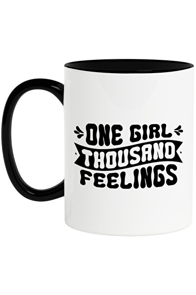 StoryGift Romania Cana pentru fete cu mesajul "One girl, thousand feelings" -...