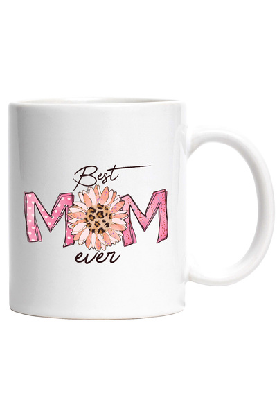 StoryGift Romania Cana cu mesajul "Best Mom Ever", cea mai buna mama, ilustra...