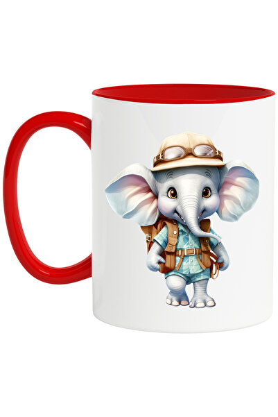 StoryGift Romania Cana cu un pui de elefant explorator | ilustratie | ghiozda...