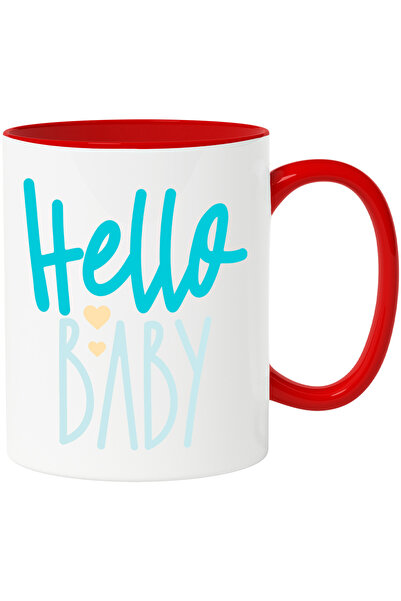 StoryGift Romania Cana Cu Text in Engleza Hello Baby, Nou-Nascut, Copii, Fami...