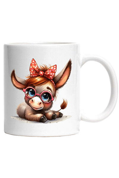 StoryGift Romania Cana cu o magarita cu ochelari | ilustratie | funda | sta c...