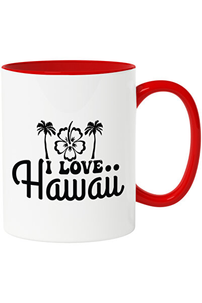 StoryGift Romania Mug for those who love Hawaii - beach vacation with Red Han...
