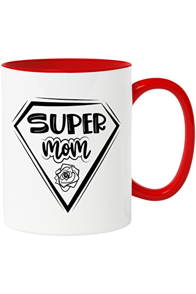 StoryGift Romania Cana cu Mesaj in Engleza Supermom, Mama Supererou, Superero...