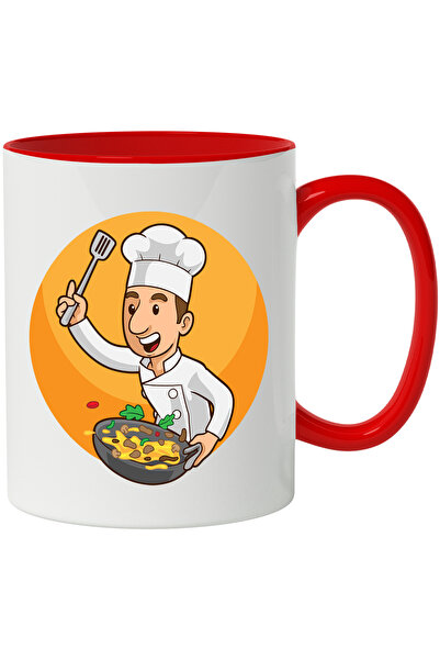 StoryGift Romania Cana Cu Bucatar, Costum, Paleta, Tigaie, Mancare, Salata, B...