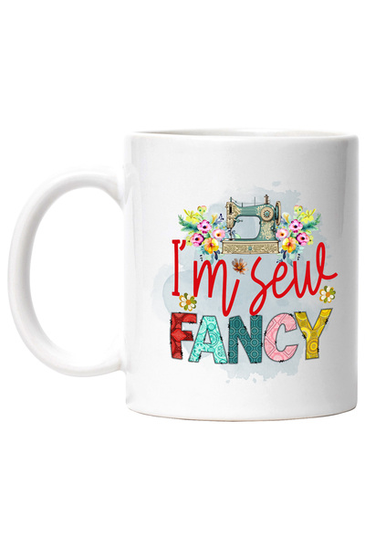 StoryGift Romania Cana cu mesajul "I'm sew fancy", profesie, ilustratie, munc...
