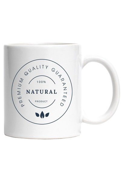 StoryGift Romania Cana Cu Mesaj In Engleza 100% Natural Product, Cerc, Frunze...