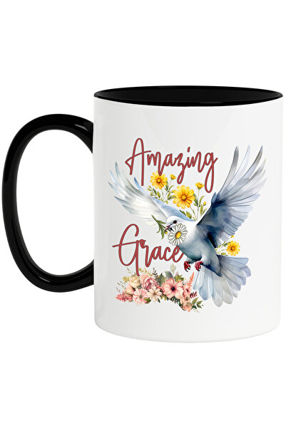 StoryGift Romania Cana cu un porumbel cu mesajul "Amazing grace", religie, il...