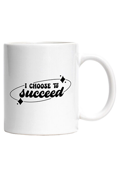 StoryGift Romania Cana cu textul "I choose to succeed" - aleg sa reusesc cu M...