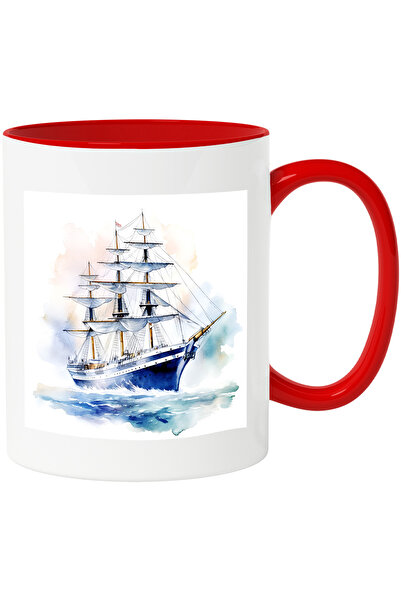 StoryGift Romania Cana cu un vapor care navigheaza intr-o zi linistita | ilus...