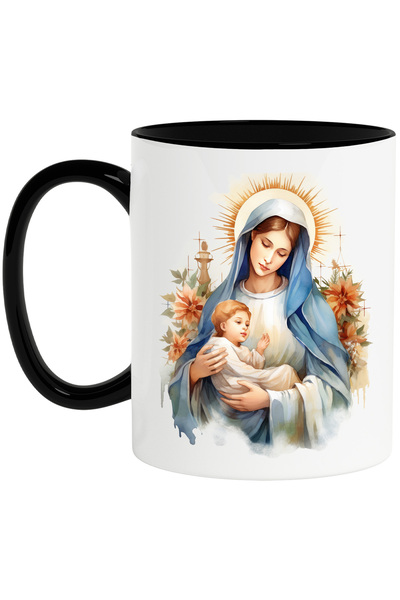 StoryGift Romania Cana cu Maica Domnului care il tine pe Pruncul Iisus in bra...