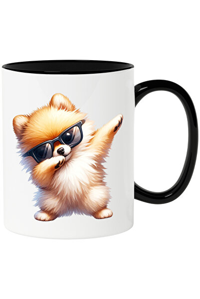 StoryGift Romania Cana cu un catel Akita Inu care danseaza | cu ochelari de s...