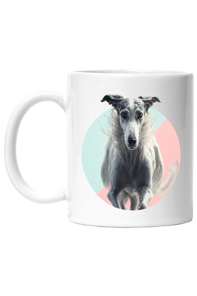 StoryGift Romania Cana Cu Greyhound, Caine, Alergare, Iubitori De Catei, Blan...