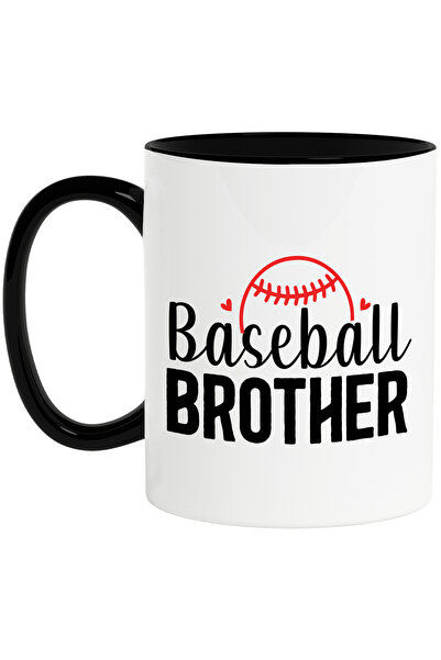 StoryGift Romania Cana cu minge si inimioare cu mesajul "Baseball brother" - ...