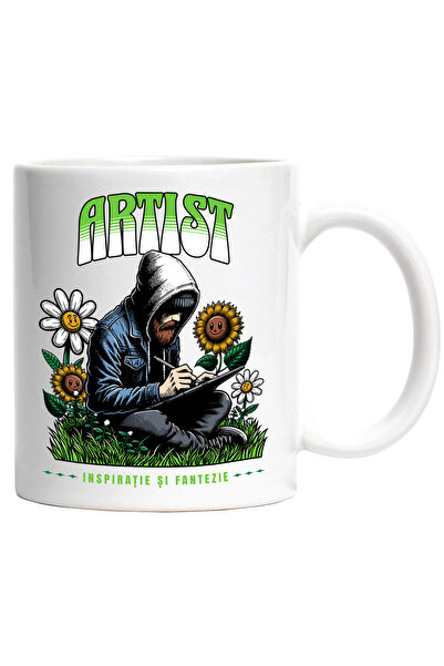 StoryGift Romania Cana Om creand arta Artist. inspiratie si fantezie, 330ml, ...