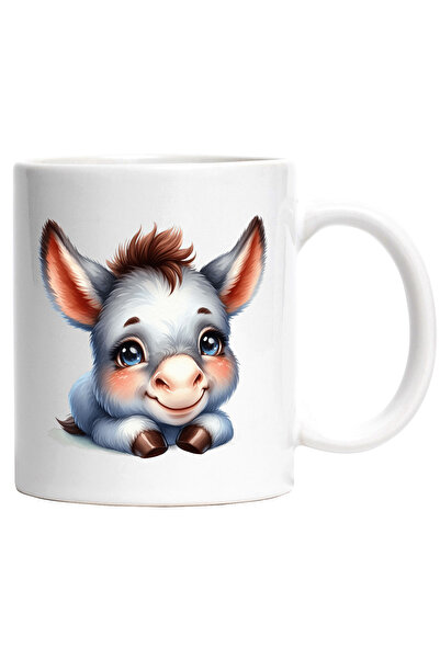 StoryGift Romania Cana cu un magarus vesel care sta intins | ochi albastri | ...