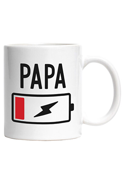 StoryGift Romania Cana cu Textul Papa si Baterie Descarcata, Bunicul Obosit, ...