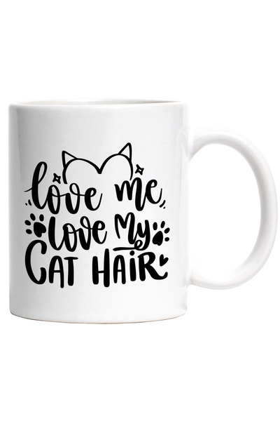 StoryGift Romania Cana pentru iubitorii de pisici - par de pisica feline cu M...