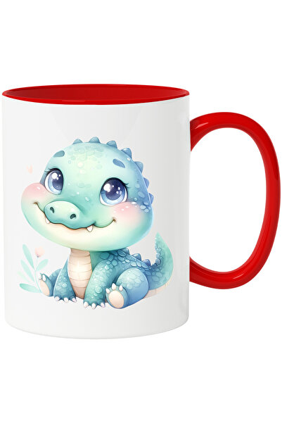 StoryGift Romania Cana cu un pui de crocodil | ilustratie | vesel | inimioara...