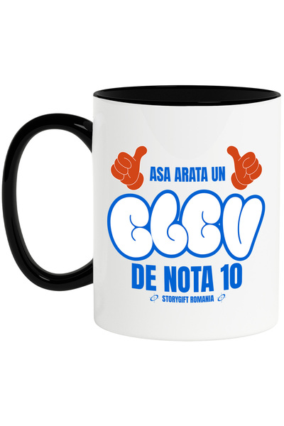 StoryGift Romania Cana cu Maini Stil Mickey Mouse Scoala Text Asa Arata Un El...