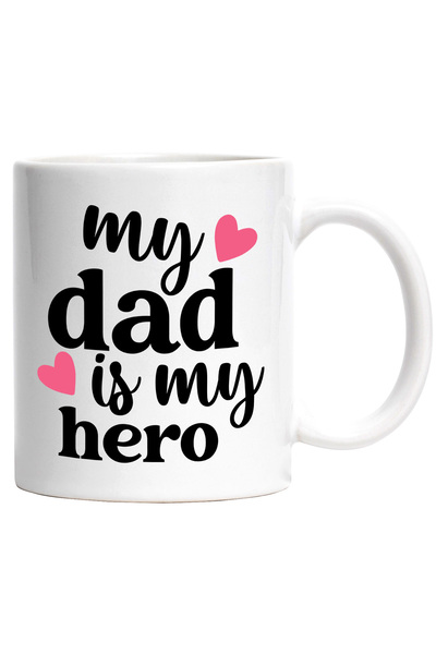 StoryGift Romania Cana Cu Text Tata este Eroul meu, Familie, Inimioare, Super...