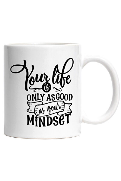 StoryGift Romania Cana cu textul "Viata ta e la fel de buna ca si mentalitate...