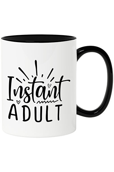StoryGift Romania Cana cu inimioare si textul "Instant adult" - maturizare mu...